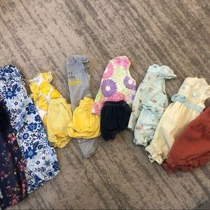 12 month baby girl clothing bundle